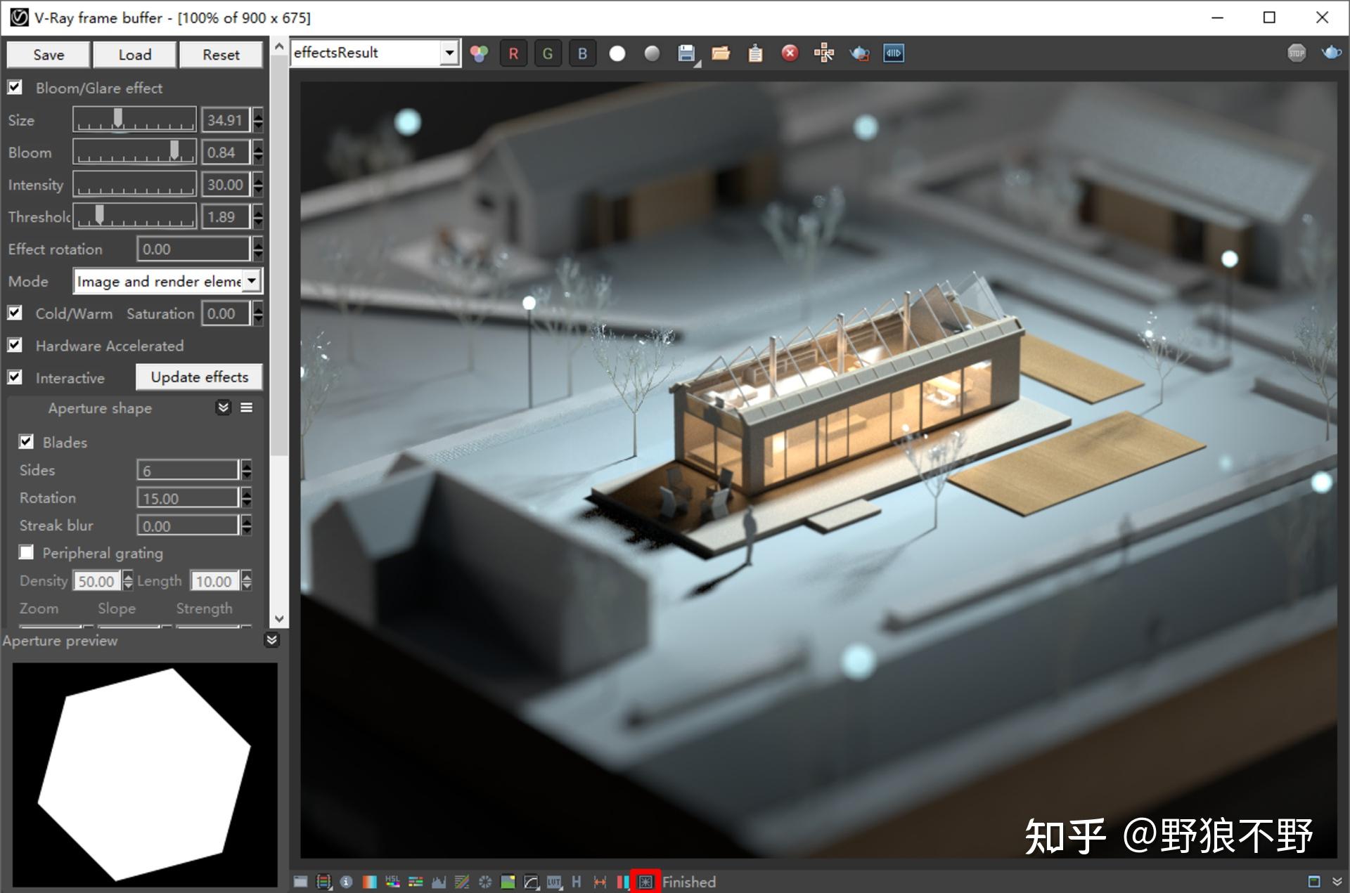 sketchup中怎么用vray渲染建筑比例模型