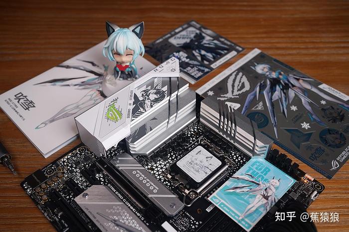 更二次元了华硕rogstrixb760ggamingwifis新小吹雪开箱