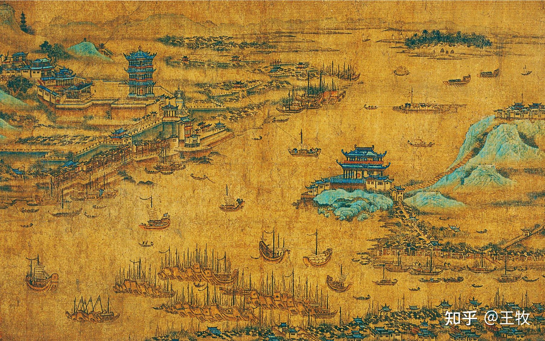 《江汉揽胜图》上的"绳索" - 知乎