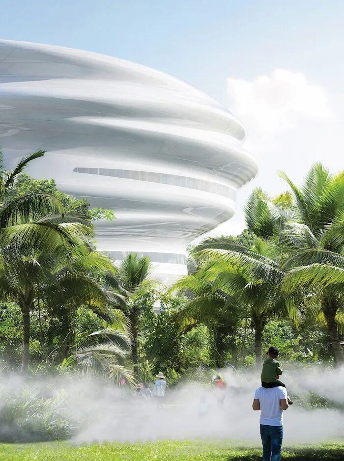 MAD建筑新作「海南科技馆」！宛如城市与雨林间的巨型漂浮云朵 - 知乎