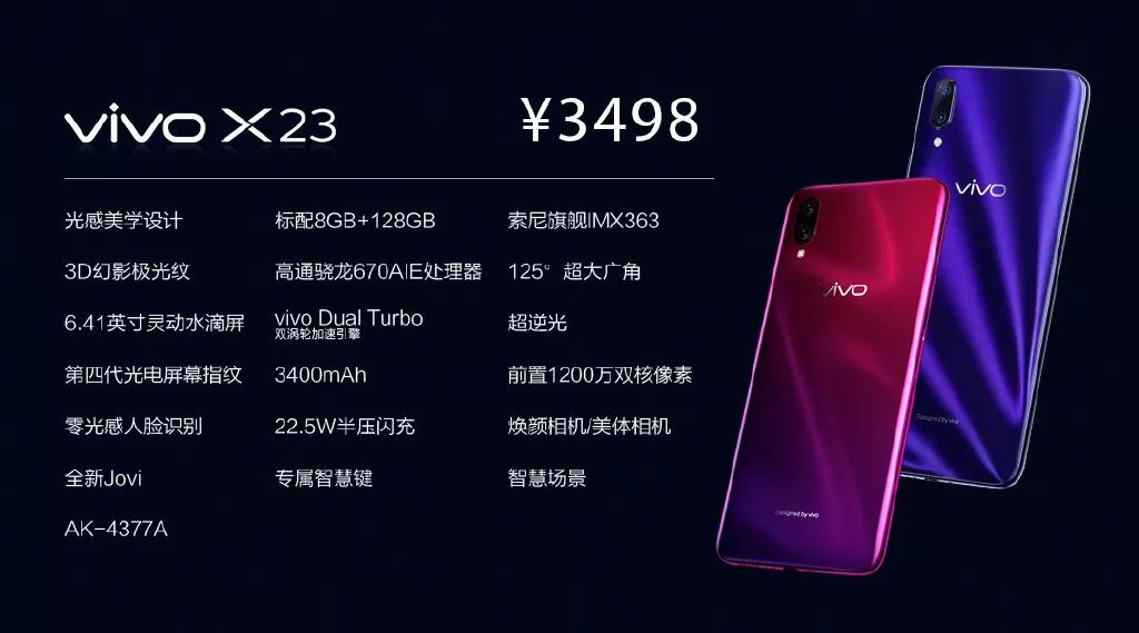 迷幻外观,迷人广角,vivo x23发布!双涡轮加速了解一下 - 知乎