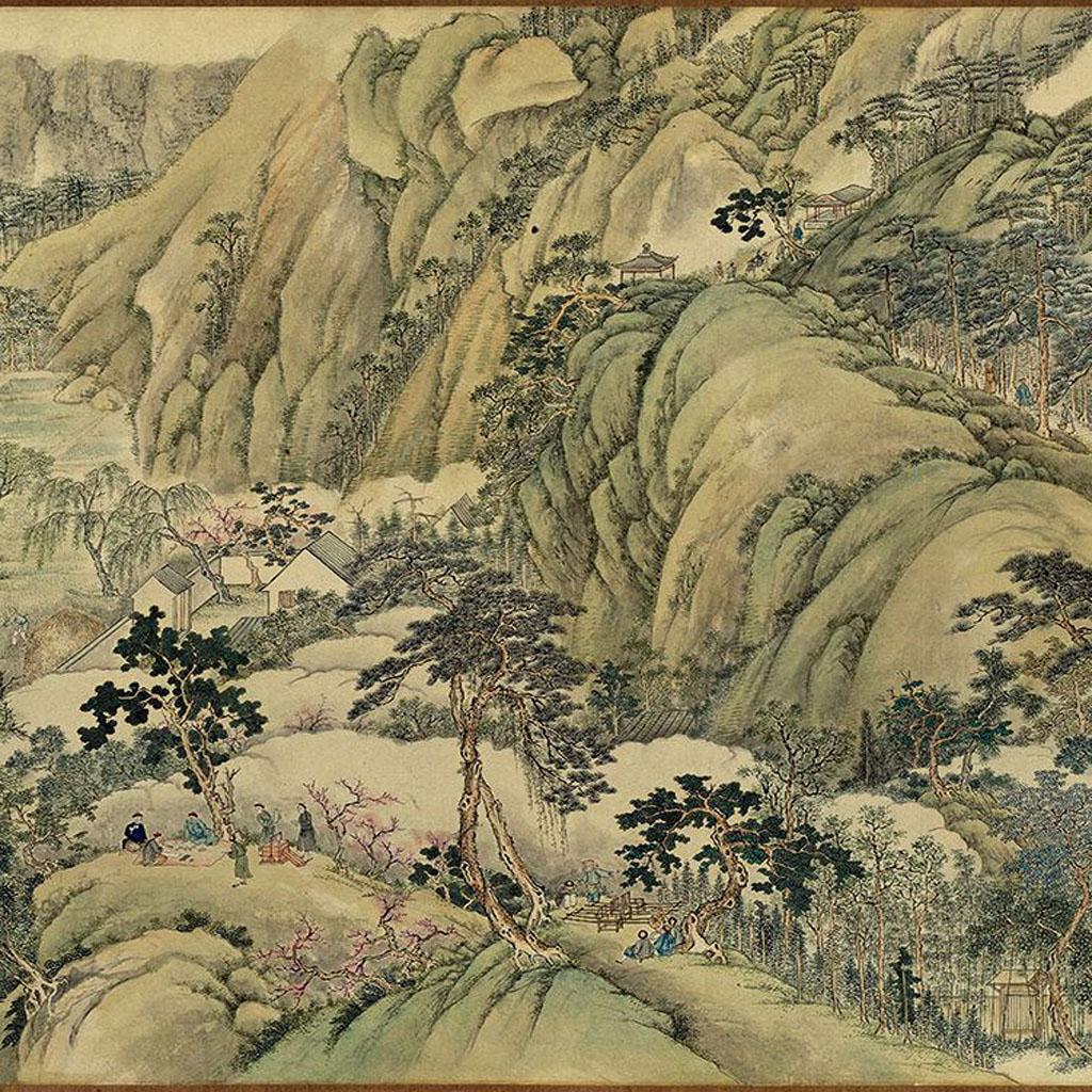 徐扬,字云亭,苏州吴县人,家住阊门专诸巷,原是一名监生,擅长画山水和
