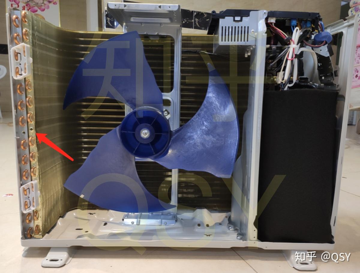 全网首拆华凌新一级3匹n8hb1空调带电子膨胀阀和冷媒环