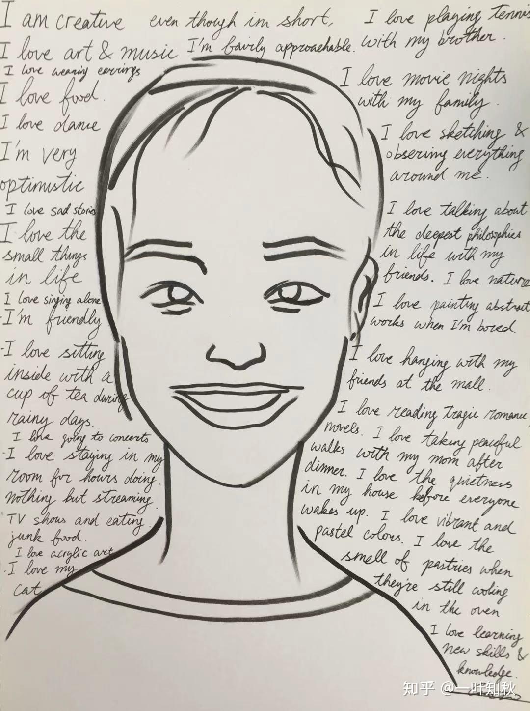 cassie 李可欣自画像