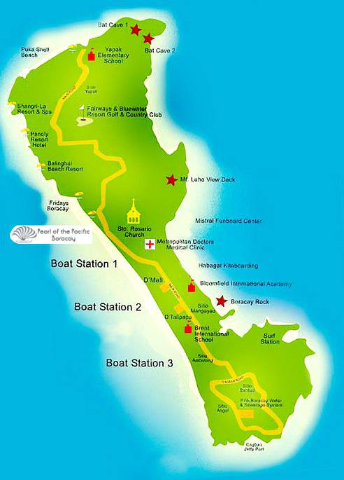 菲律宾长滩岛地图位置图片