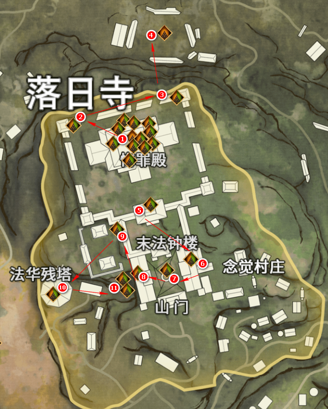 永劫无间全地图资源金堆绿堆路线推荐