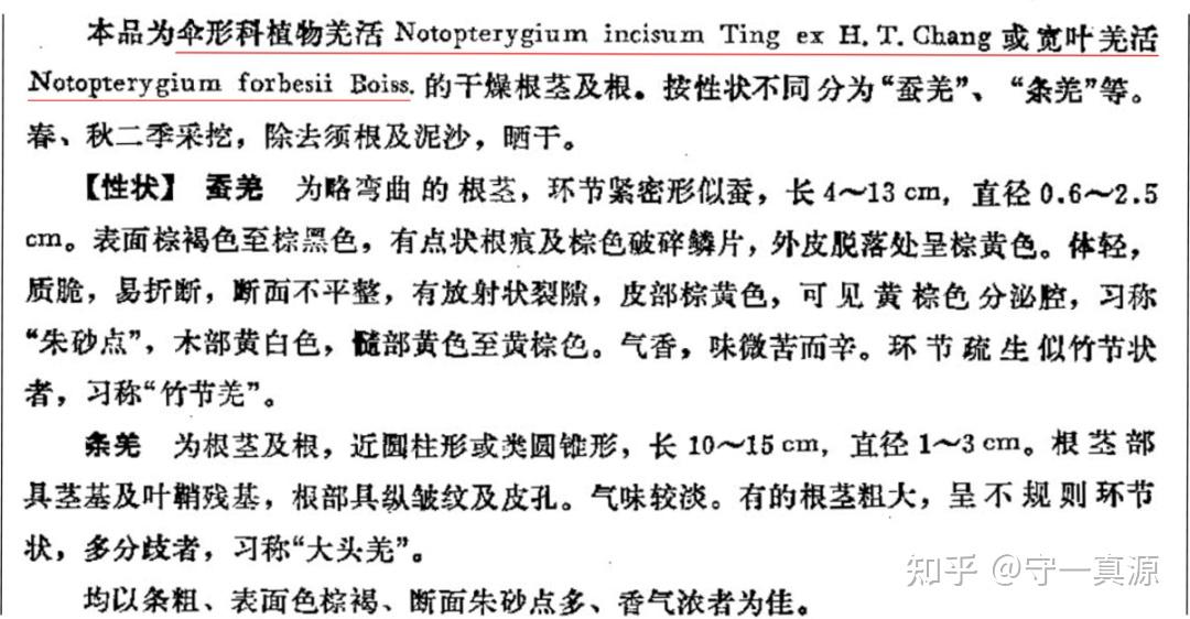 中药鉴定 | 处境尴尬的羌活 - 知乎