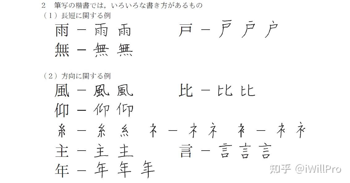 日本常用汉字表 含手写体与印刷体注意部分 平成22年(西元2010年) - 知乎