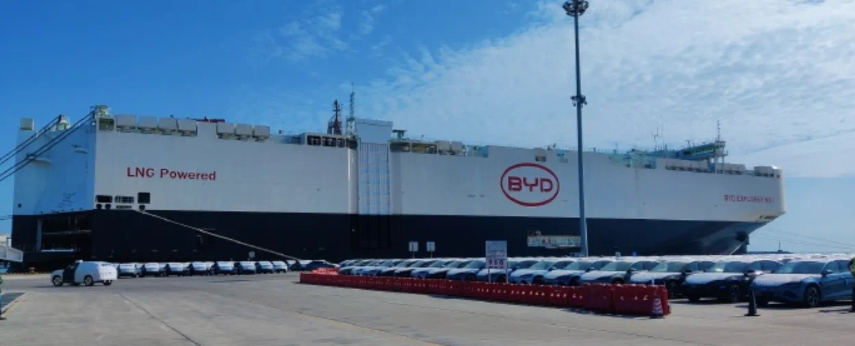 比亚迪出海舰队探险者1号开启出海新征程