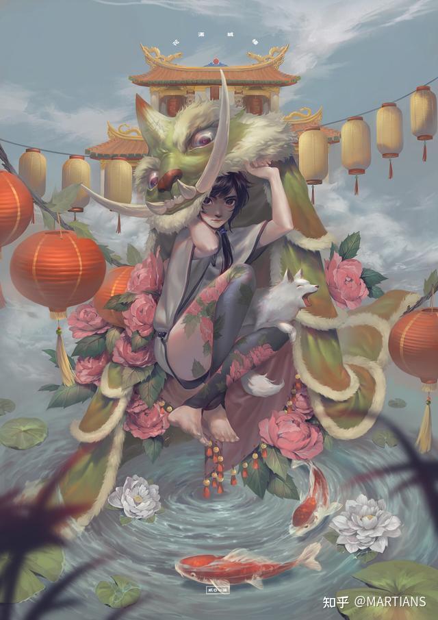 台湾插画师chiangjaz高水平人物绘画作品欣赏