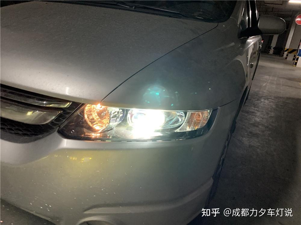 成都明锐改装氙气大灯透镜升级双光透镜案例