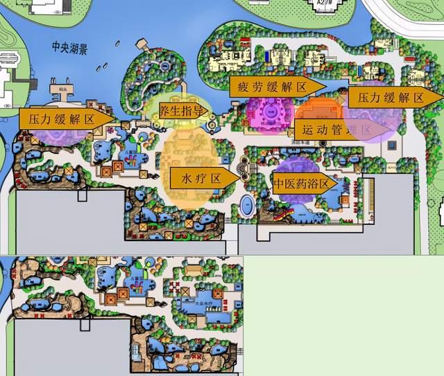 山东淄博维纳锶温泉度假区规划设计方案