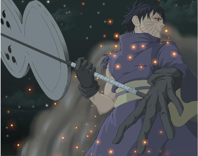 火影忍者中九尾之乱时的带土能战胜三代雷吗