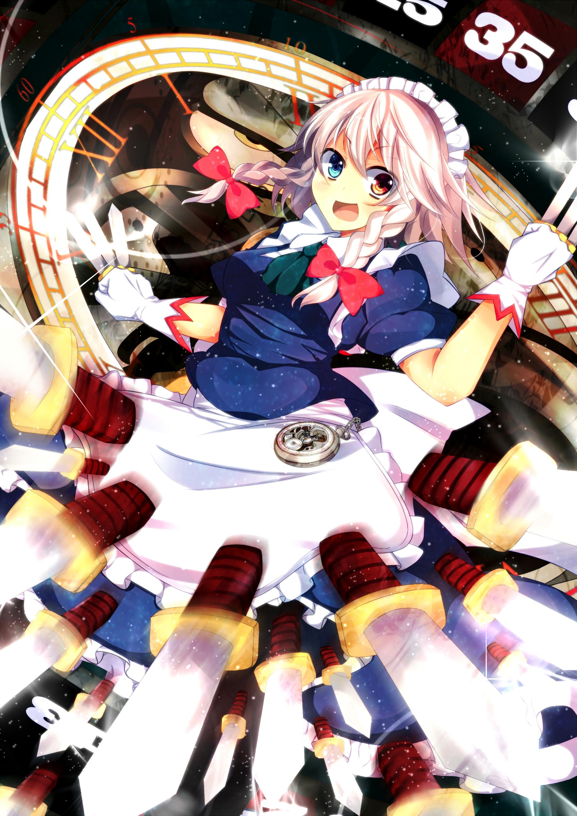 动漫壁纸&美图 | 东方幻想乡 第六弹 琪露诺 && 犬走椛 && 十六夜咲夜