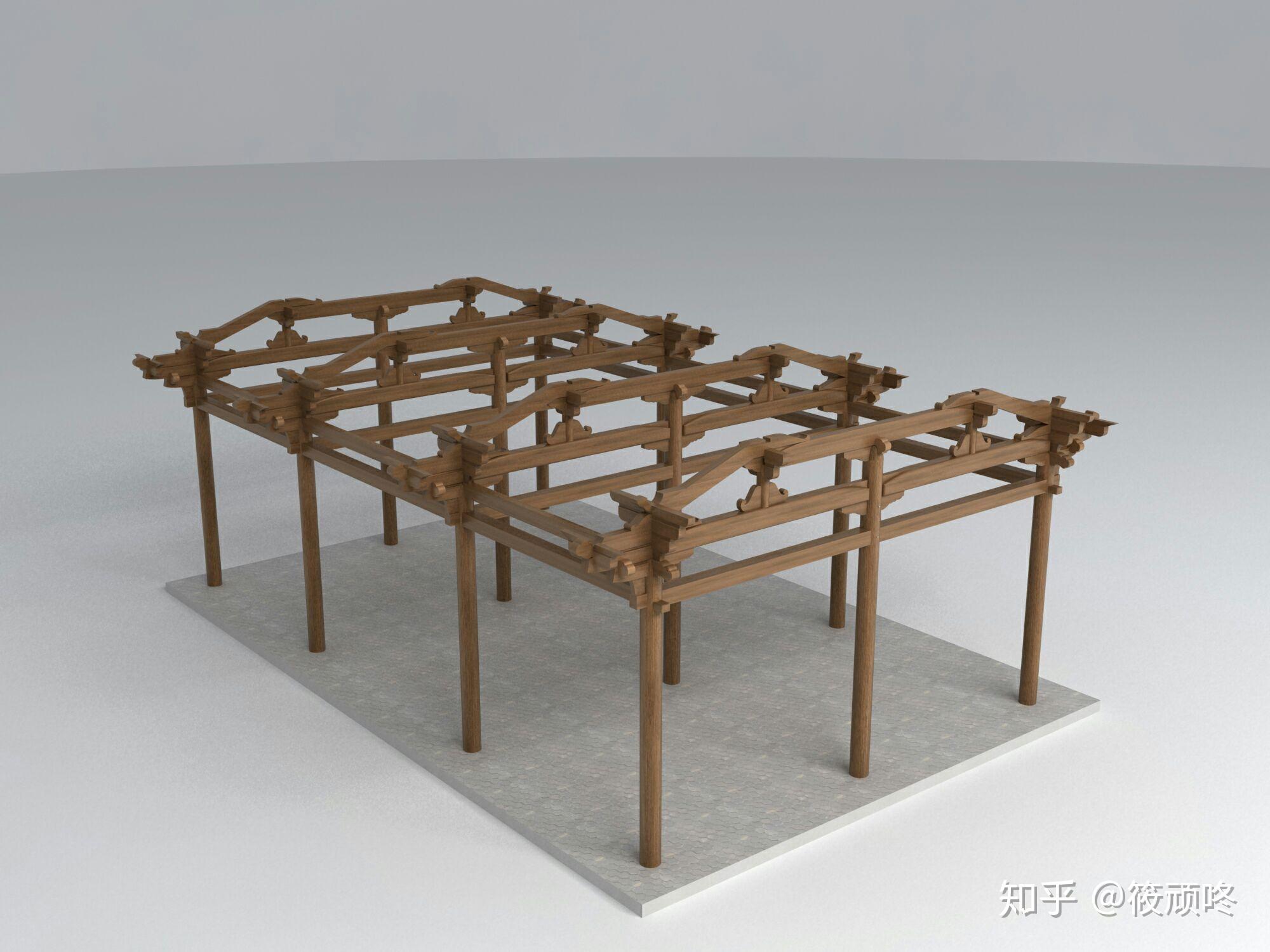 【古建筑设计】古建筑建造过程模拟 - 知乎