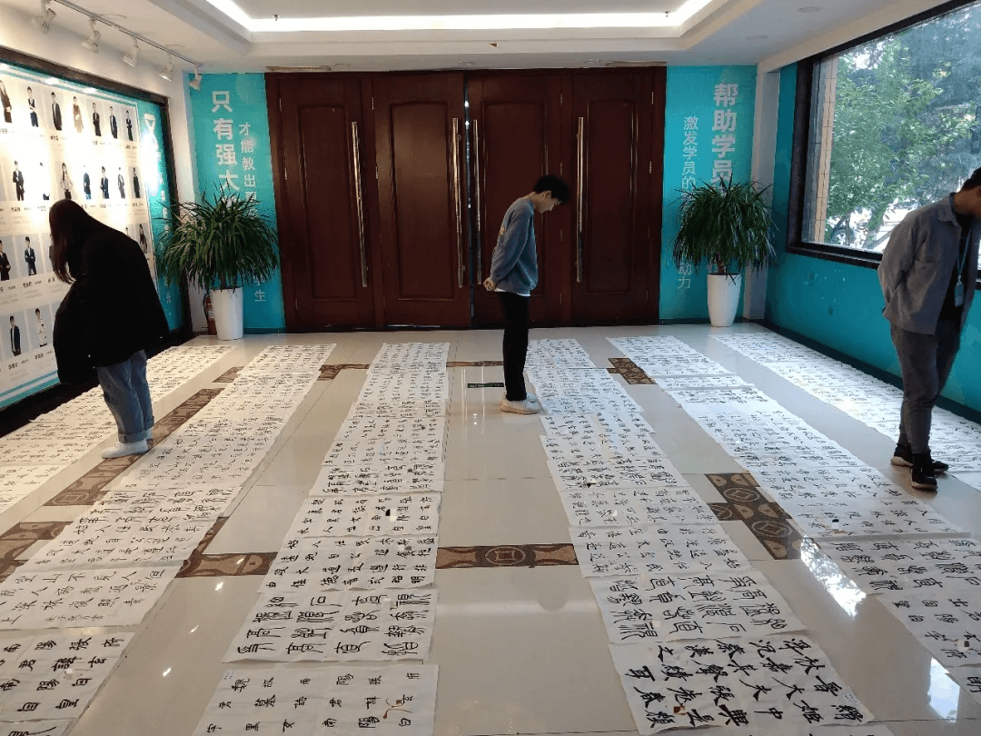 济南小泽画室2021届书法班第一次模拟考试