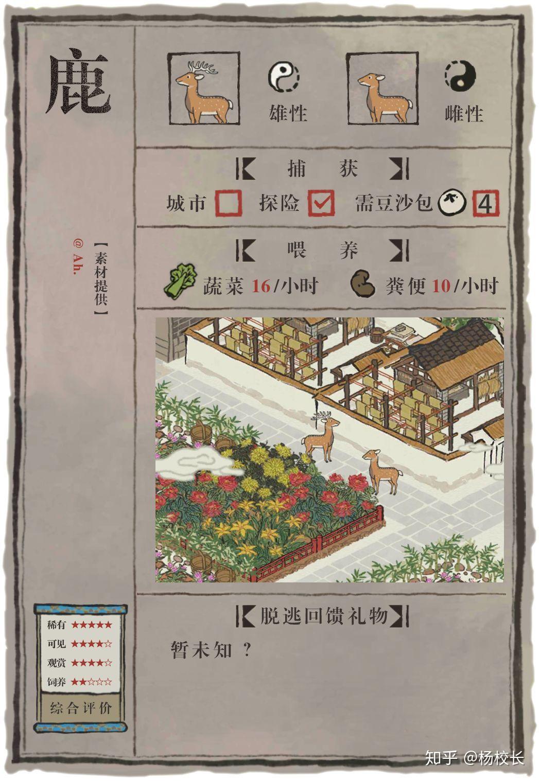 江南百景图小动物图鉴