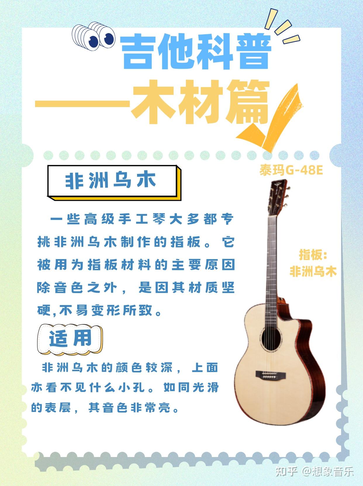 《吉他木材介绍》