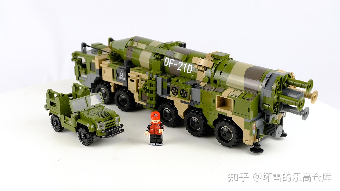 积木做成的东风快递车森宝积木df21d弹道导弹图文评测
