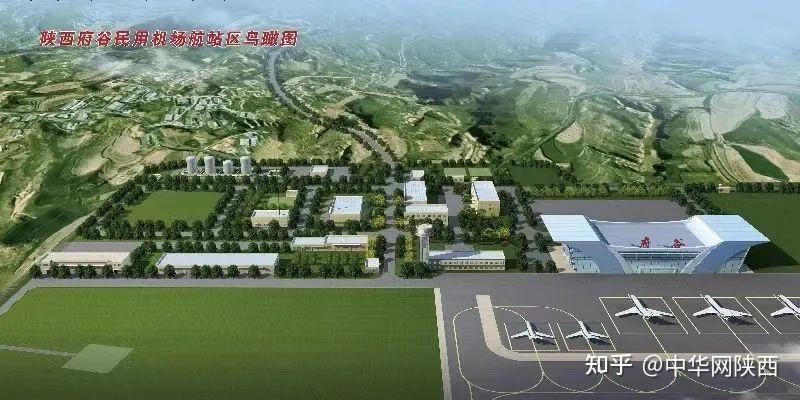 府谷机场项目位于府谷镇桑园梁村,主体用地为2686亩,面积约等于2.