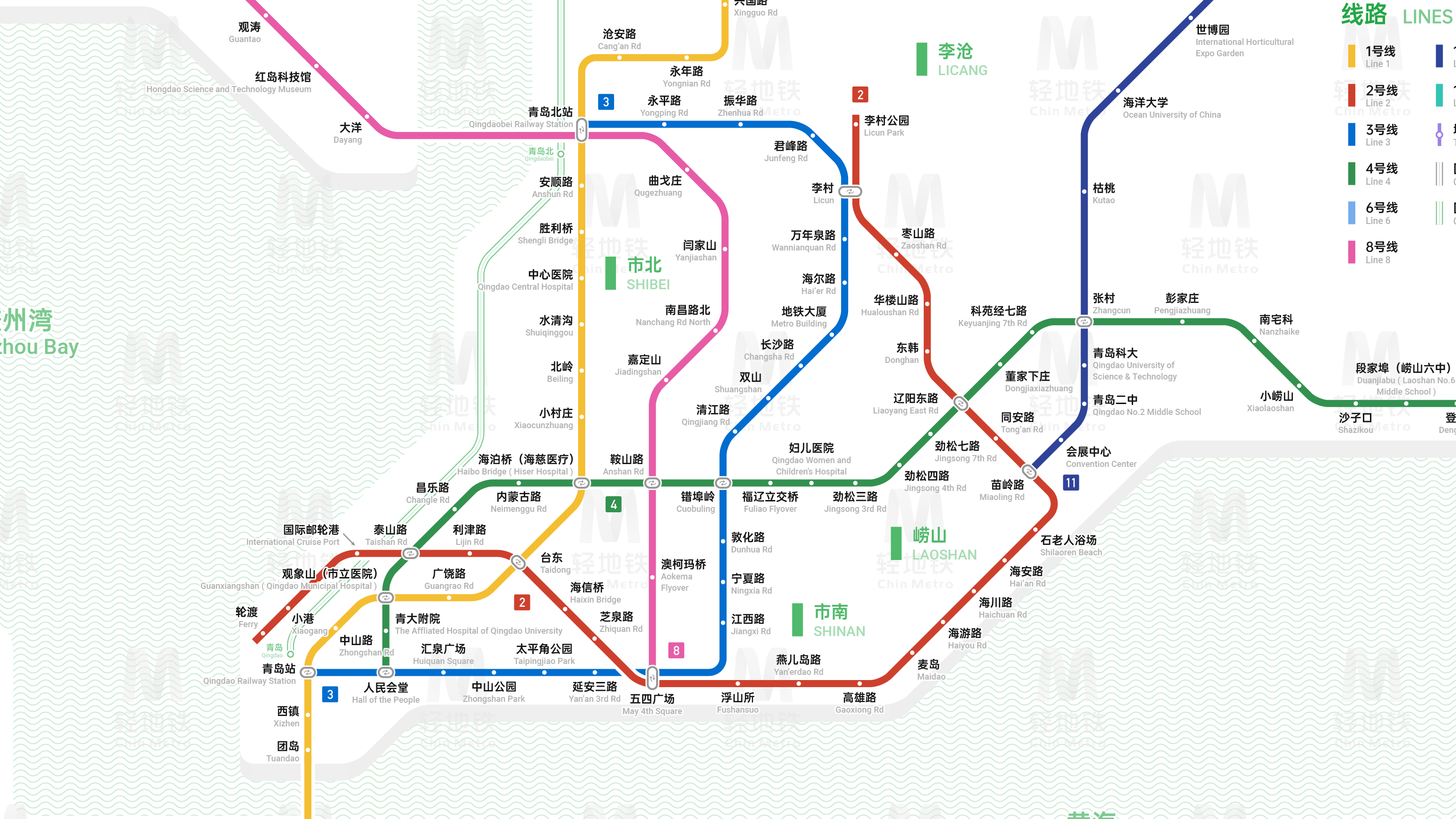 青岛地铁M2号线车站设计-地铁设计