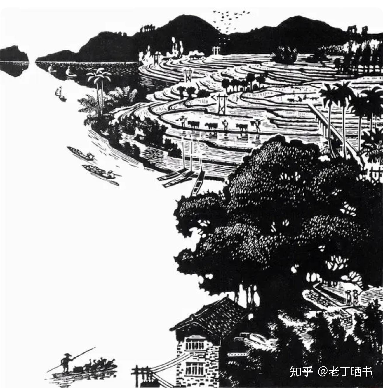 “木刻究以黑白为正宗”,莫测先生的版画作品 - 知乎