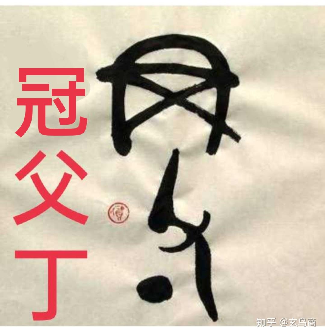 我破甲骨文金文系列1冠字