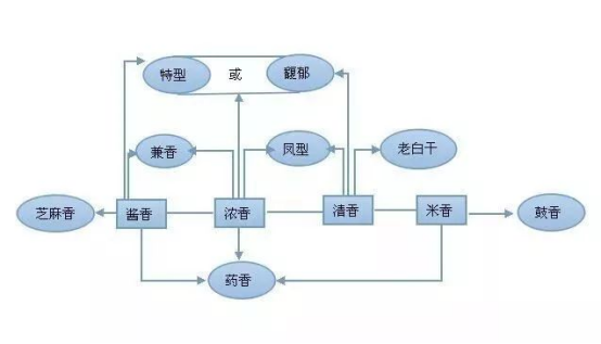 斟知酌見一張圖帶你看懂白酒香型