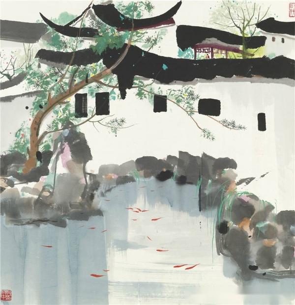 百位世界绘画大师之吴冠中,艺渡文化高清艺术作品图片集图库设计 - 知乎