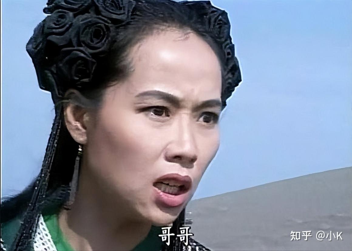 这是94年版本的《倚天屠龙记》,当时原本叶童出演的是殷素素,因为采取