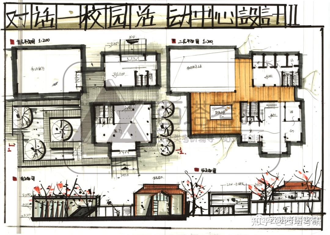 建筑快题真题狂解|东南大学22年建筑初试快题解析 - 知乎