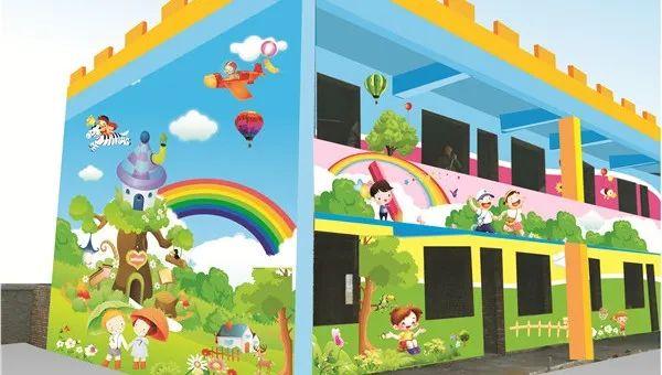 幼儿园墙体彩绘