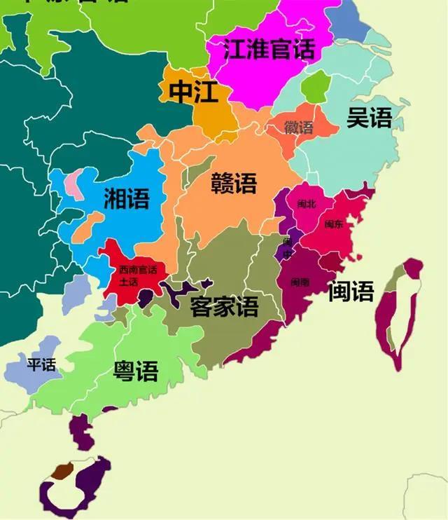 江西方言分布图图片