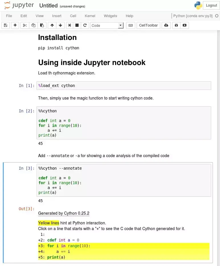  python 100 cython nlp 
