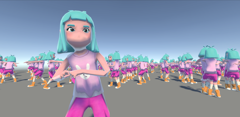 基于GPU动画和ComputeShader的大批量动画渲染Demo（一）之GPU顶点动画 - 知乎