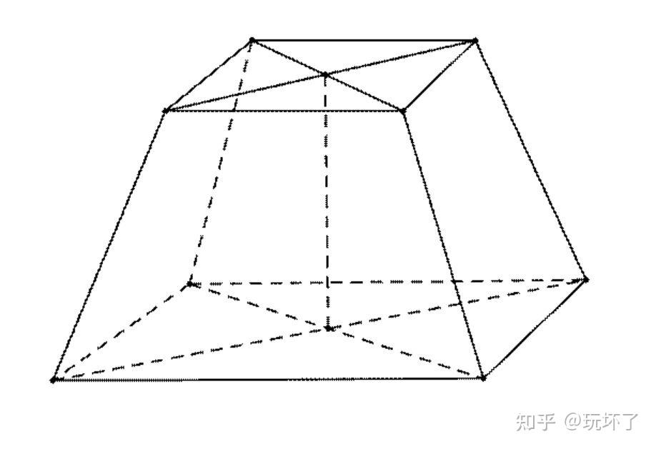 正四棱台斜二测画法图片