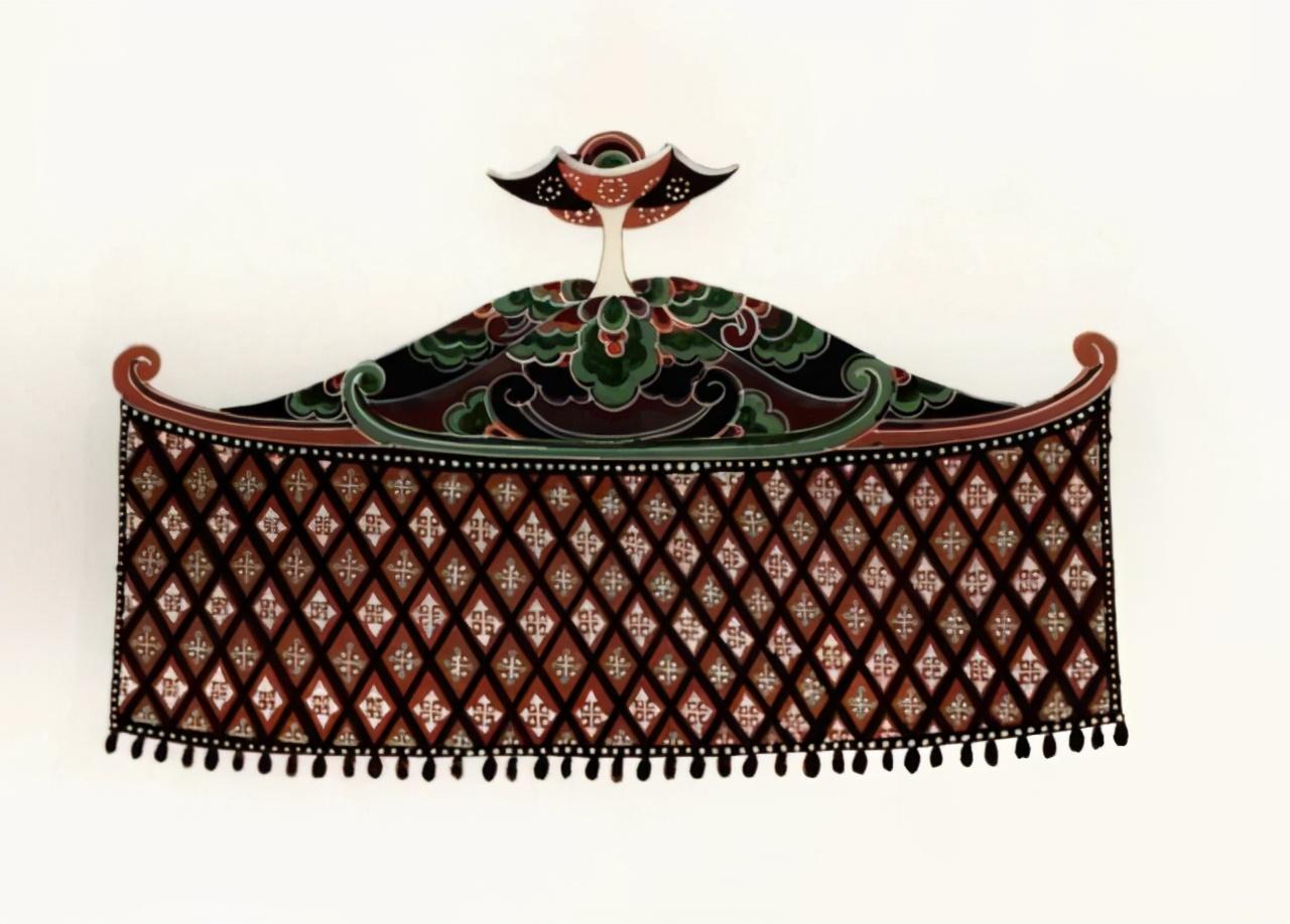 敦煌壁画历代华盖图案集