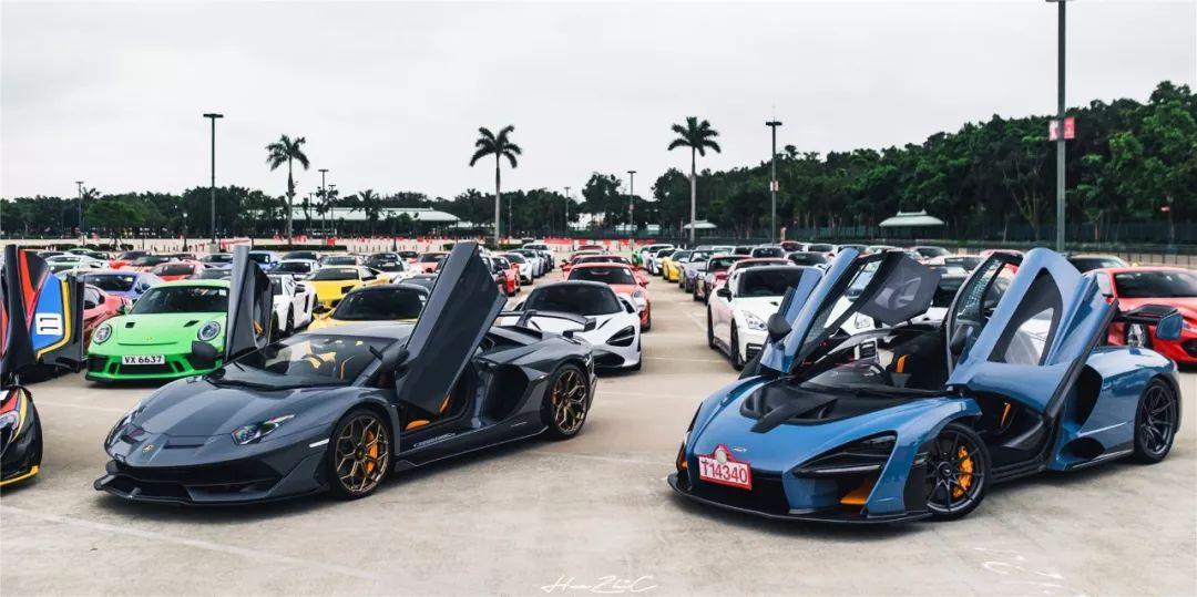 价值超过5亿100多辆的超跑大聚会真想去香港体验一番
