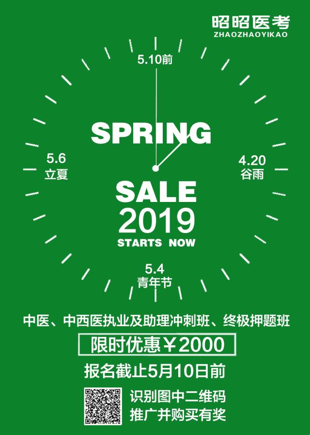 昭昭医考中医 中西冲刺班 押题班限时优惠200