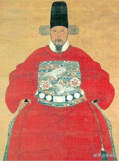 文官一品清代官服补子的鸟兽纹样和等级与明代大同小异,但个别的有所