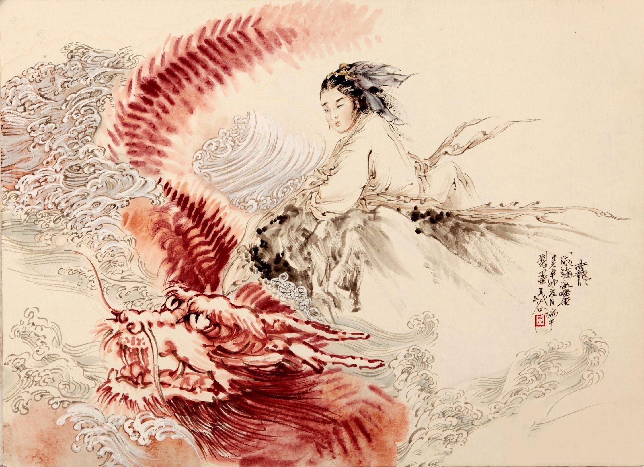 这是什么神仙国画