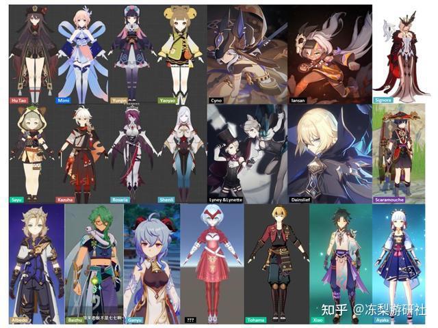 原神后续角色进度一览璃月还有五个角色未出稻妻遥遥无期