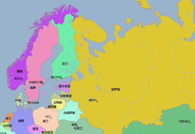 北欧九界地图图片