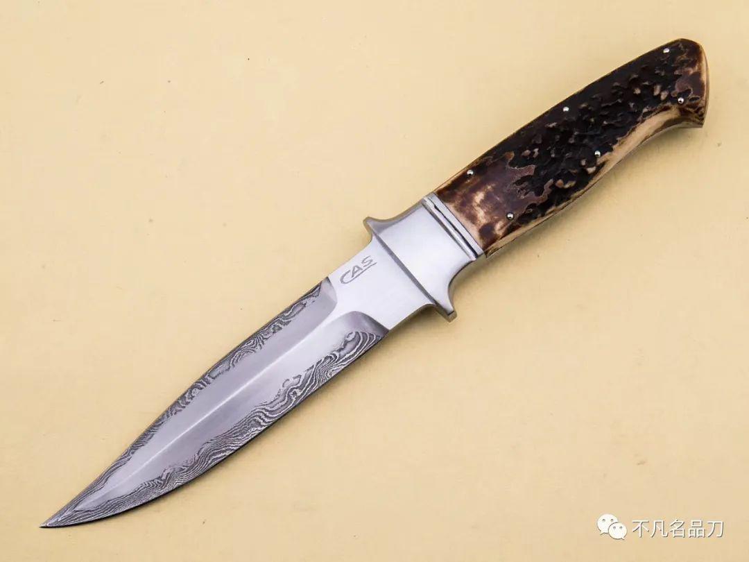 弯刀意大利折刀大师阿提利奥·莫洛提全手工制作折刀镶嵌复合锻造