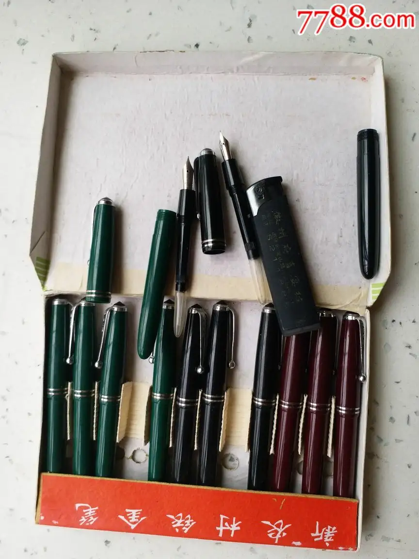 国产老钢笔80年代的优质自来水笔