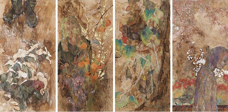 是由江户时代起兴起的一种独特民族艺术,也与日本文人画,宗达光琳派