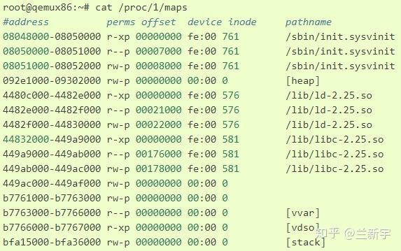 Не удалось открыть файл proc pid maps