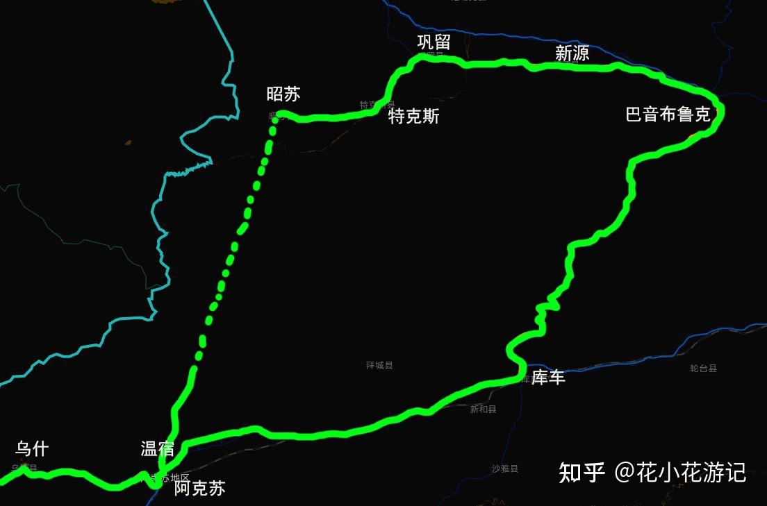 自駕遊新219國道全程10065公里從東興到喀納斯四新疆境內