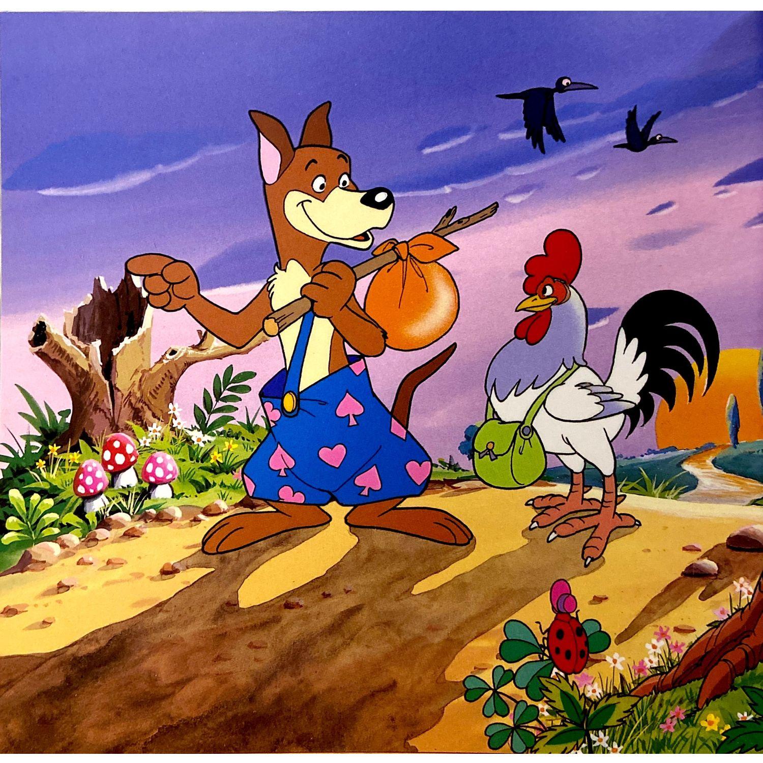 童话名著绘本希腊伊索寓言聪明的公鸡