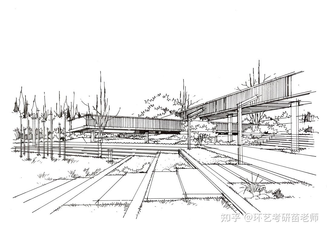 手绘干货 | 12套景观手绘步骤图详解,太过瘾了(含参考图)